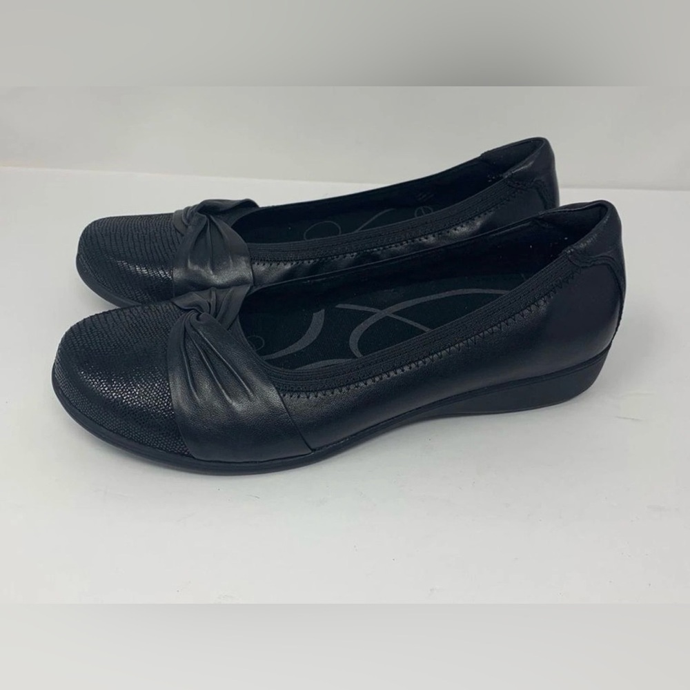 Aravon Andrea-AR Ballet Flats Leather Shoe Size 10EE - Picture 5 of 6